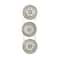 12 Pack:  Crystal Glass &#x26; Metal Round Slider Beads, 25mm by Bead Landing&#x2122;
